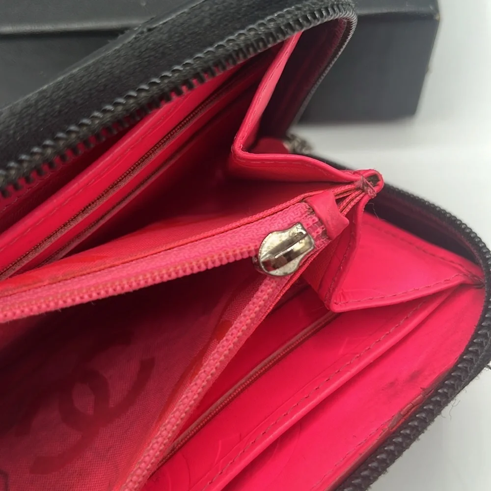 Chanel Cambon Qulted Zip Around Wallet - Picture 14 of 16